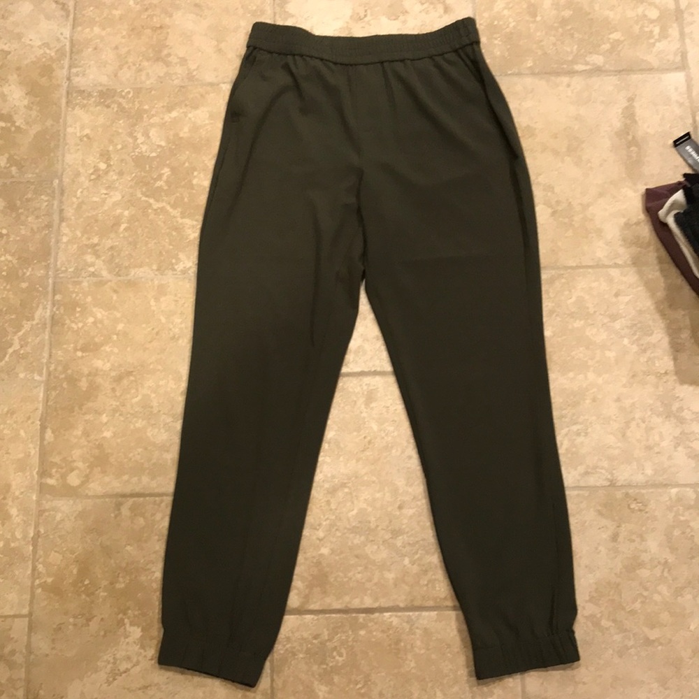 Army green banana republic pants